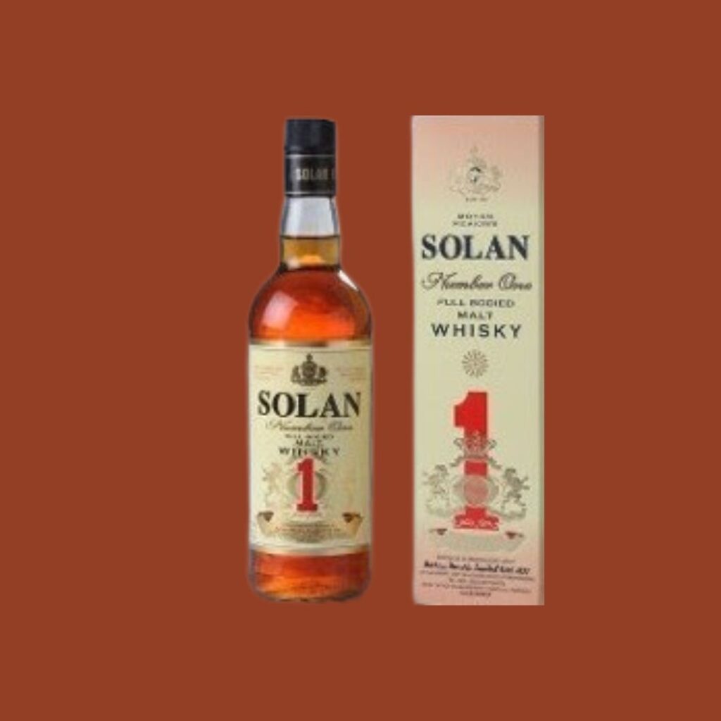 Solan no 1 Whisk Alcohol Percentage