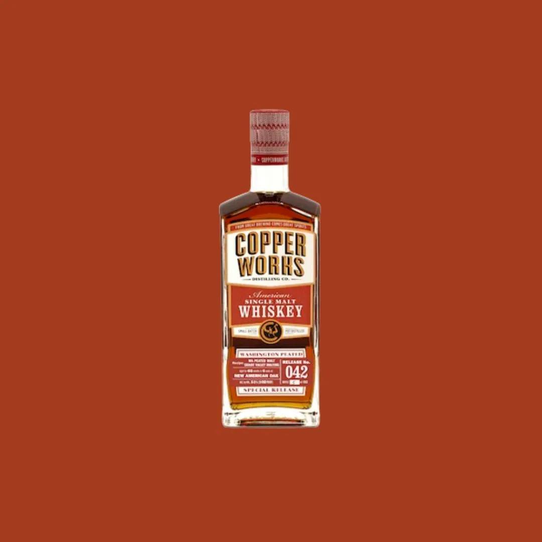 Copperworks Peated American Single Malt Alcohol Percentage